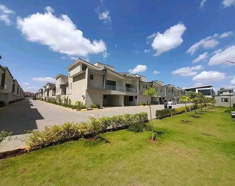 A luxurious 4-bedroom townhouse complemented by a detached DSQ is available for Sale in Syokimau